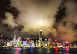 Hong Kong Island from Kowloon Harbour