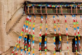 Tavatimsa Grottoes, Mati Si, Gansu Province, China
