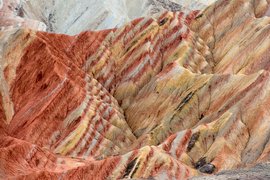 Danxia Rainbow Rocks, Zhangye, Gansu, China