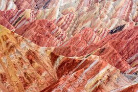 Danxia Rainbow Rocks, Zhangye, Gansu, China