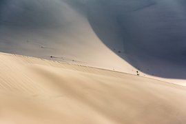 Singing Sand Mountains, Dunhuang, Gansu Province, China