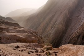 "Flaming Mountains", near Tuyoq, Turpan, Xinjiang Province, China