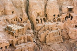 Buddhist caves near Tuyoq, Turpan, Xinjiang Province, China