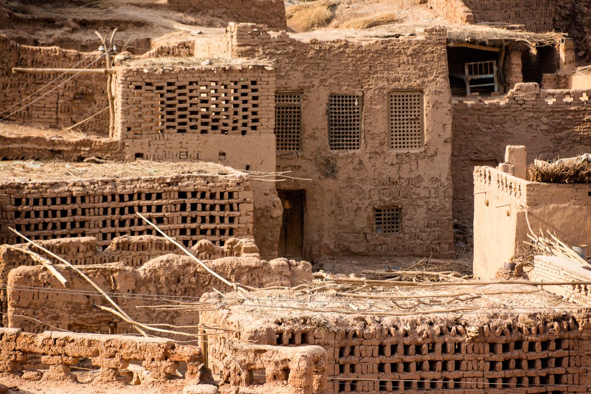 Grape drying rooms for raisin production, Tuyoq town