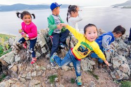 Terkhiin Tsagaan Lake, Tariat, Arkhangai, Mongolia