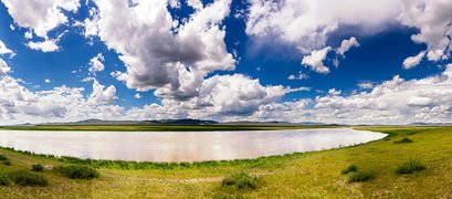 Driving north through Central Mongolia