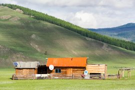 My horse guide's home