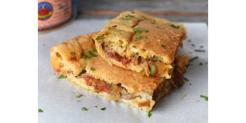 Komiška Pogača (Croatian Filled Bread)