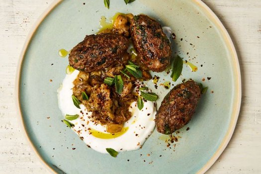 Lamb and aubergine kofta