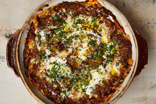Spicy mushroom lasagne