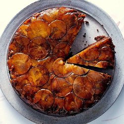Apple Gingerbread Cake with Cream