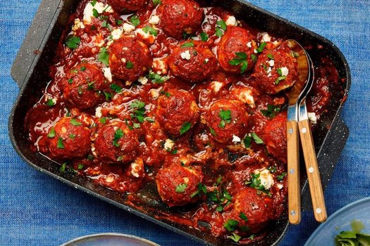 Chicken and Feta Meatballs