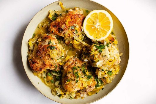 Chicken with Leeks
