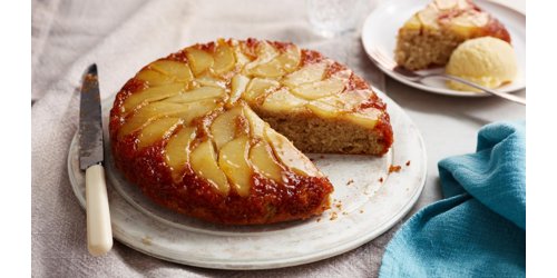 Ginger and Pear Upside-Down Cake