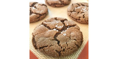 Ginger and Treacle Crinkle Biscuits