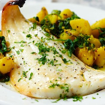 Grilled Mustard Haddock