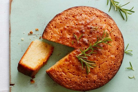 Lemon, Rosemary and Olive Oil Cake