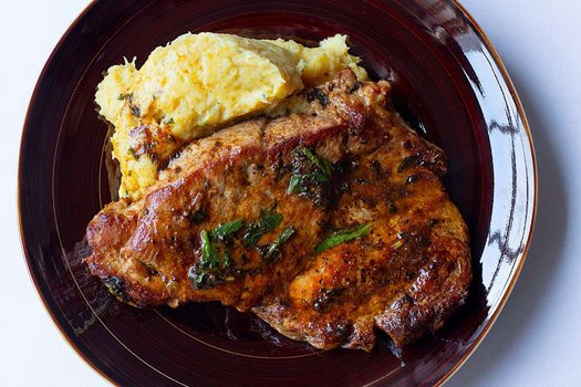 Pork and Spiced Parsnips