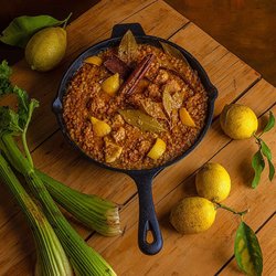 Sausages, Lentils and Lemon